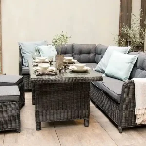 Flitsaanbieding Camden Lounge-Diningset Charcoal