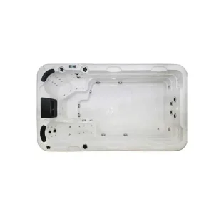 Dagaanbieding Aquatic 1 Swimspa Sterling White with DARK GREY