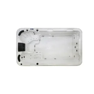 Aquatic 1 Swimspa ECO Sterling White with DARK GREY Alleen Vandaag