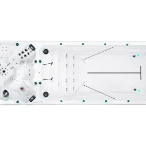 Vitality Deep Swimspa Sterling White with DARK GREY Merkproduct