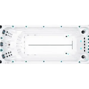 Activity 2 Deep Swimspa Sterling White with DARK GREY Nieuw