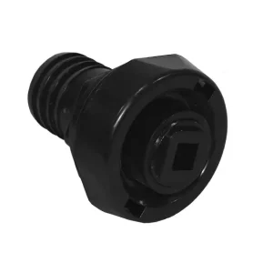 Nu Kopen Drain Valve - 1 1/2" RB // 1" S, Black