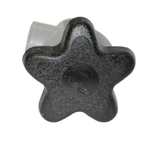 On/Off Turn Valve - 1 S x 1" S, Star Handle, Black Beste Prijs