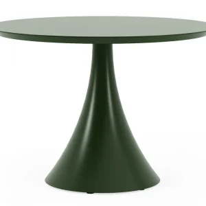 Fano tuintafel in groen aluminium - Dia. 110 x H 75 cm Goedkoop