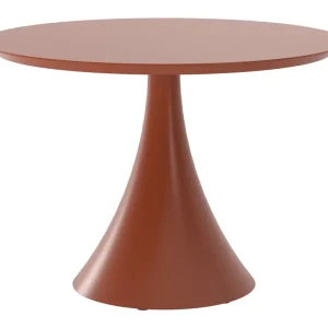Alleen Vandaag Fano tuintafel in roestbruin aluminium - Dia. 110 x H 75 cm