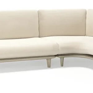 Aanbieding Bomero loungehoek in beige aluminium met althea off white all weather cosytica kussen