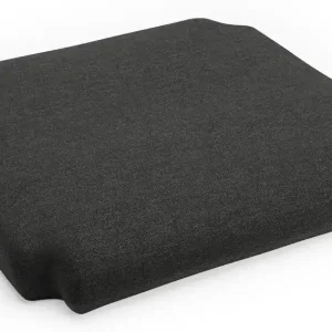 Amaro stoelkussen in All Weather Sunbrella® Luxe Chartres Sooty Beperkt Aanbod
