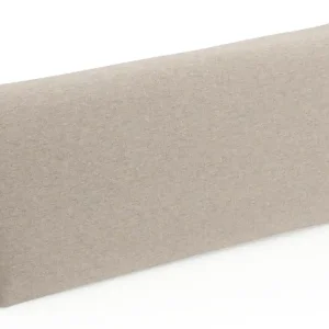 Amaro rugkussen in All Weather Sunbrella® Luxe Heritage Ash Finale Uitverkoop
